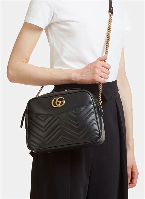 gucci matelasse medium shoulder bag|gucci marmont bag small size.